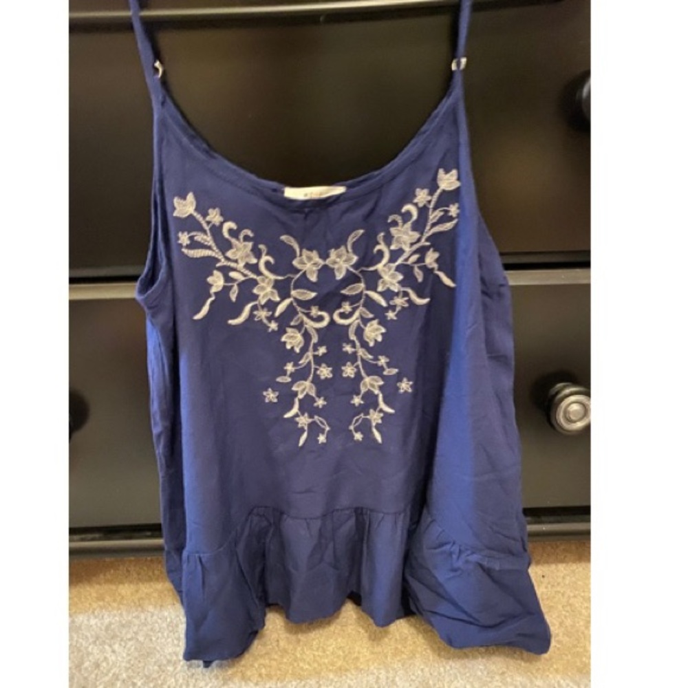 Flowy flower tank top